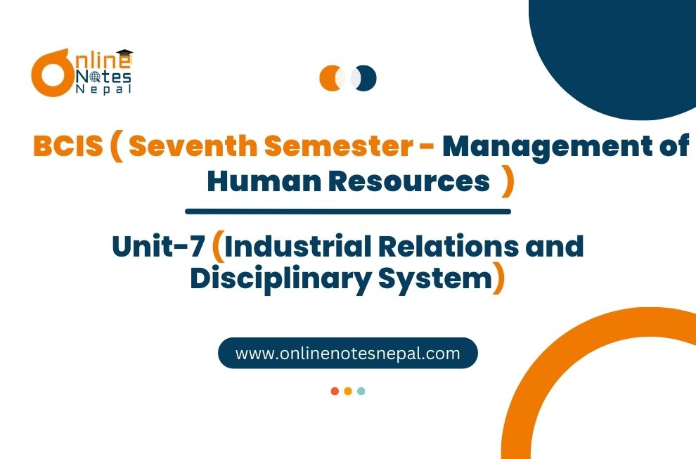 Industrial Relations and Disciplinary System Photo